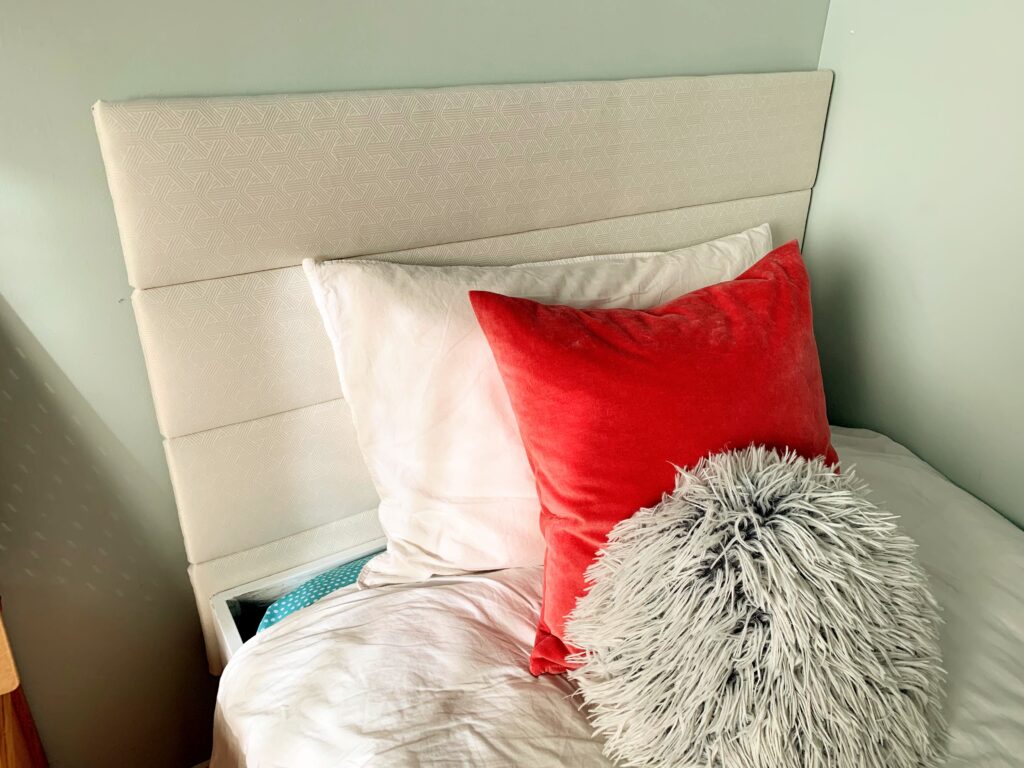 Tête De Lit En Tissu PP Rembourré De Coton - Tête De Lit Rembourrée En Polaire - Tête